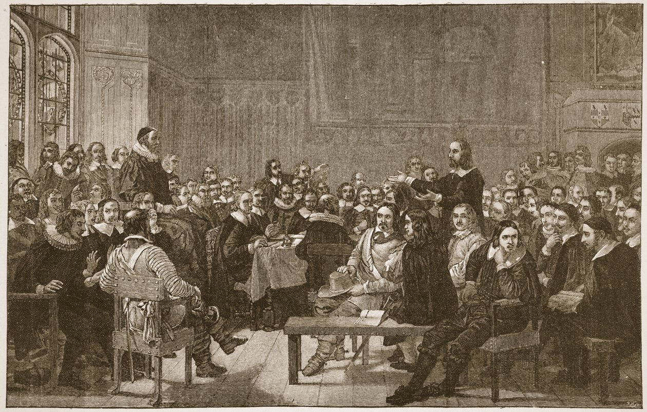 Westminsterské shromáždění bohů, ilustrace z 