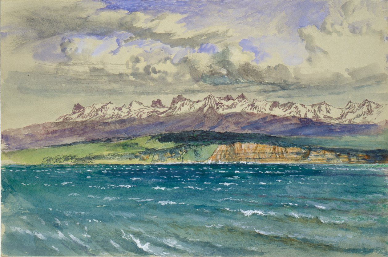 Odpoledne na jaře, s jižním větrem, v Neuchatel, 30 dubna 1869 od John Ruskin