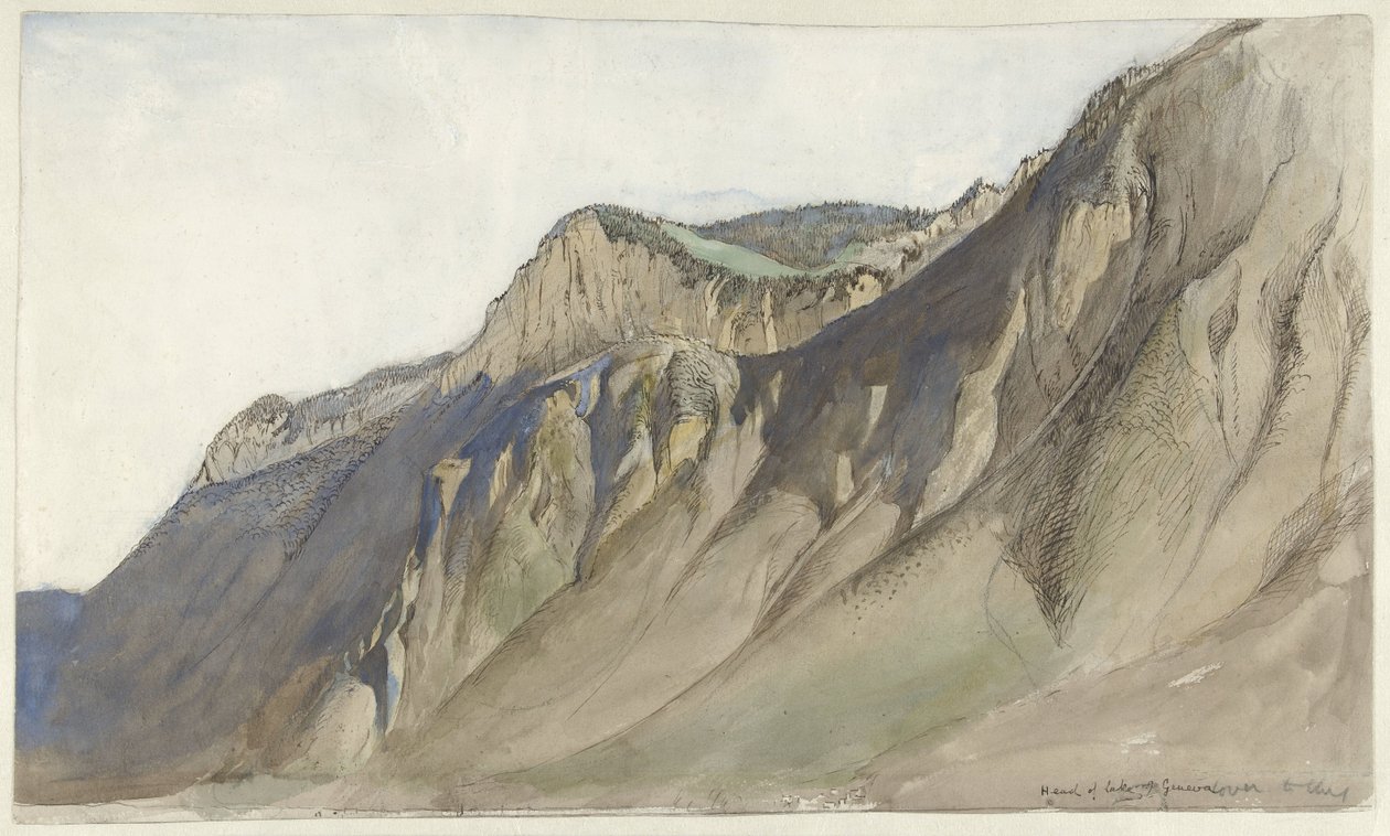 Hřeben na Ženevském jezeře od John Ruskin