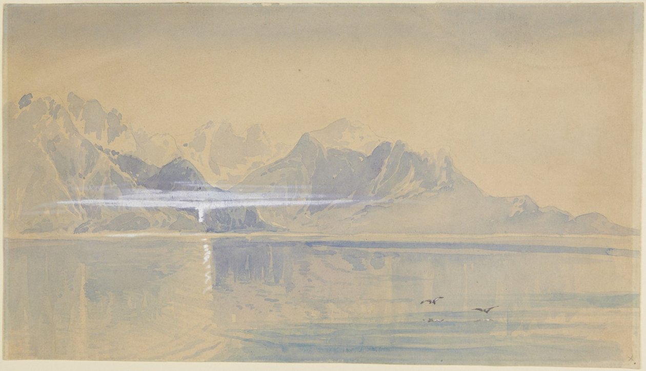 Časné ráno v Montreux od John Ruskin