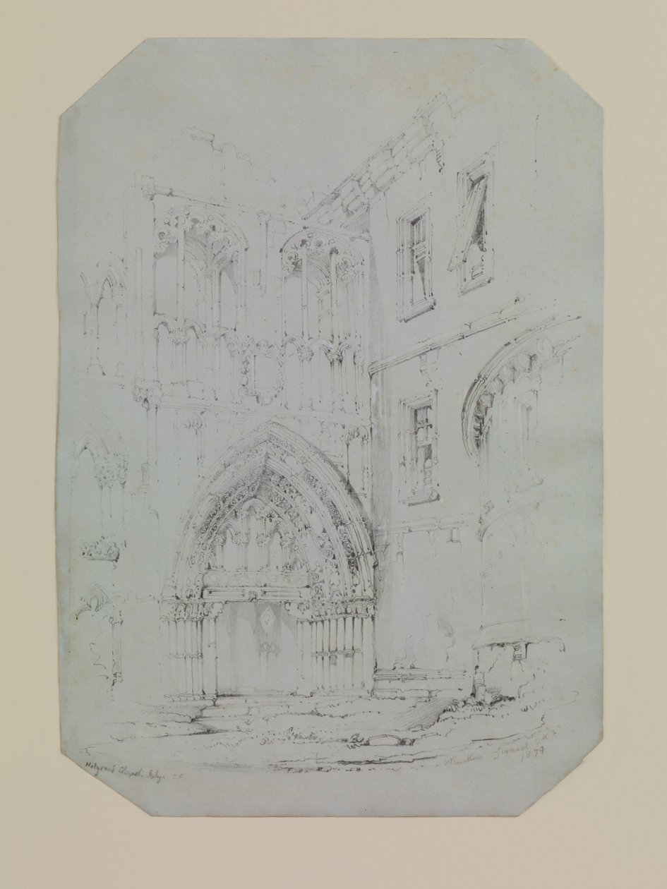 Holyroodská kaple od John Ruskin