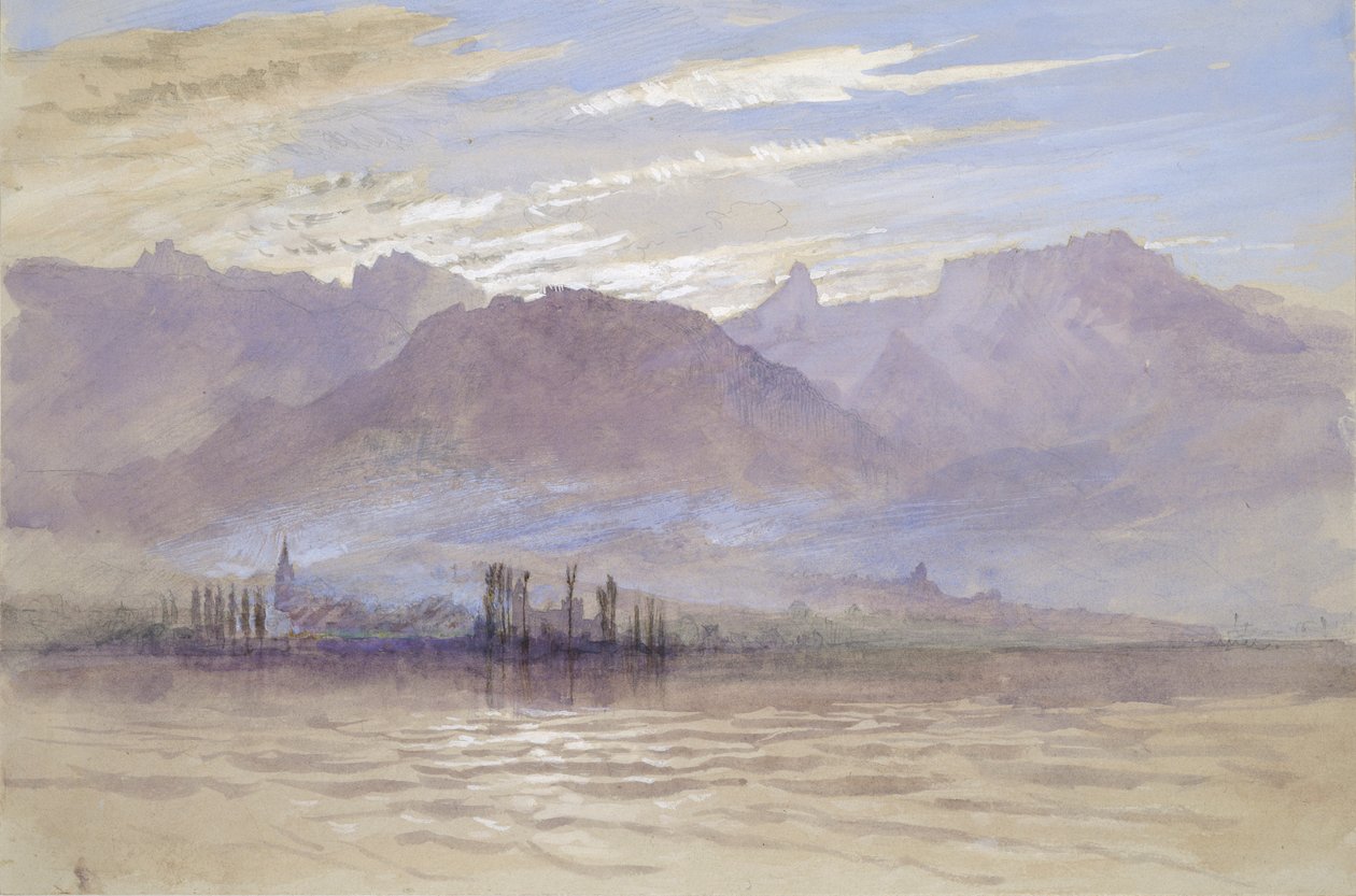 Ráno na jaře, se severovýchodním větrem, ve Vevey, květen - červen 1849 nebo 1. května 1869 od John Ruskin