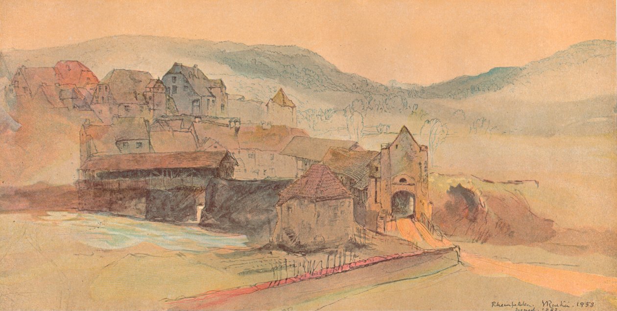 Rheinfelden Bridge, 1858 od John Ruskin