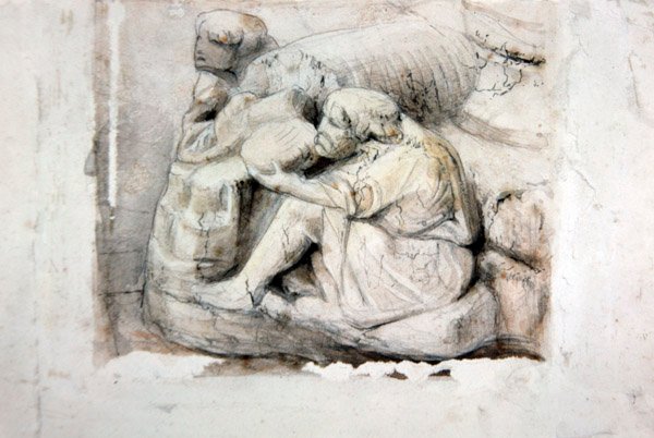 Spur of Piazzetta Shaft, Benátky od John Ruskin