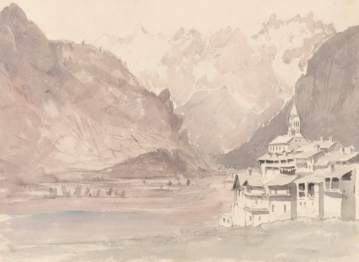 Švýcarská horská krajina od John Ruskin