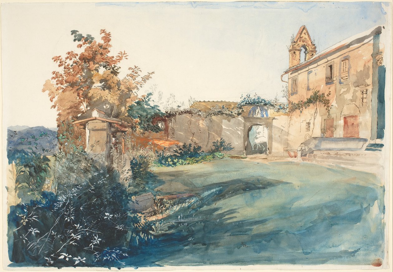 Zahrada San Miniato nedaleko Florencie od John Ruskin