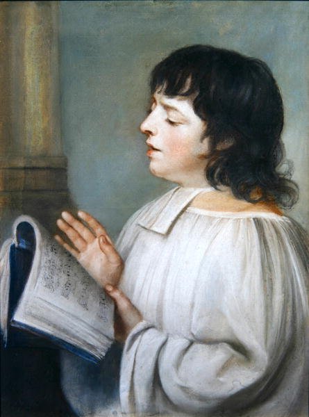 Chorister (pastel) od John Russell