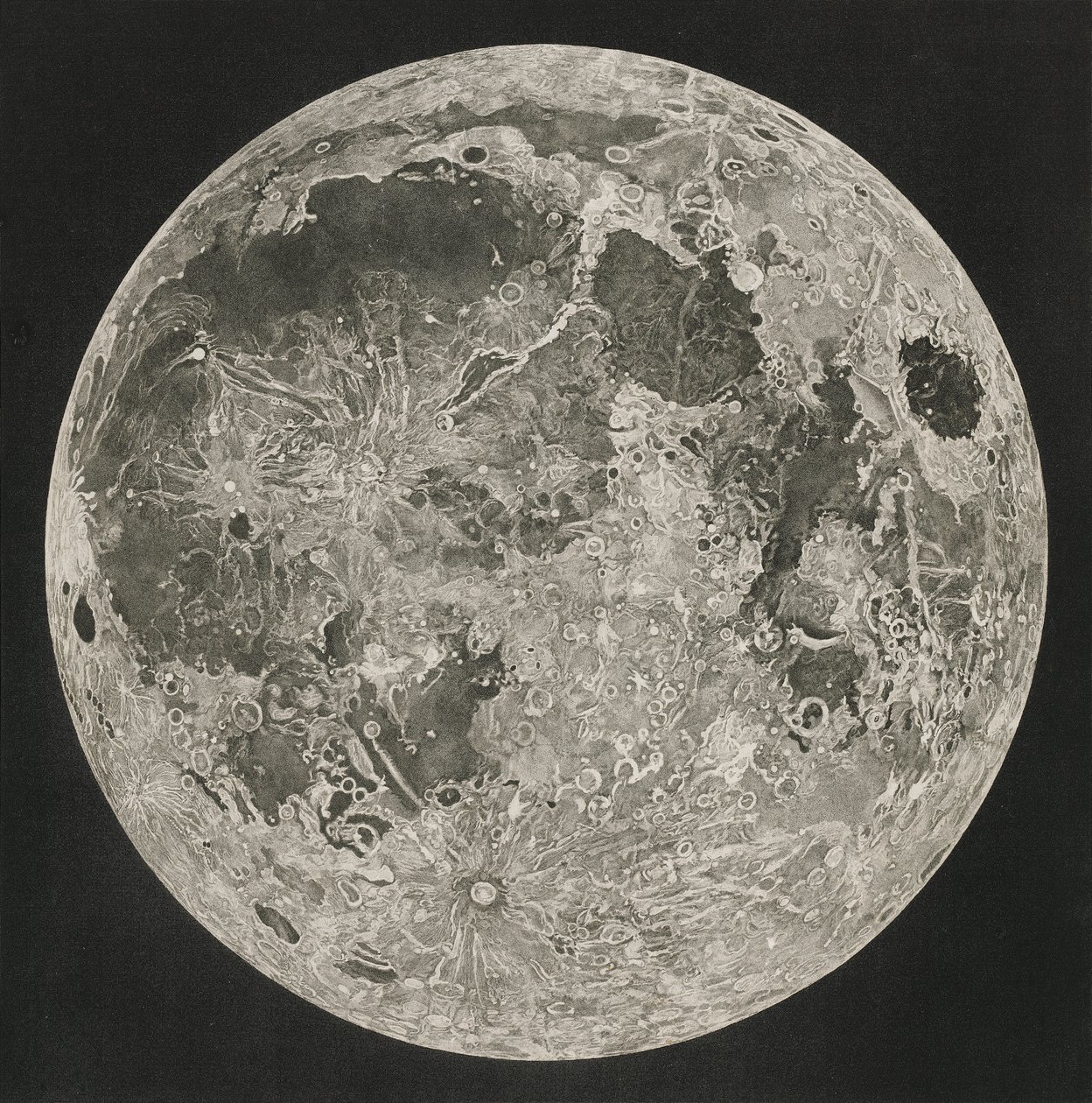 Lunární kartografie, 1805-06 od John Russell
