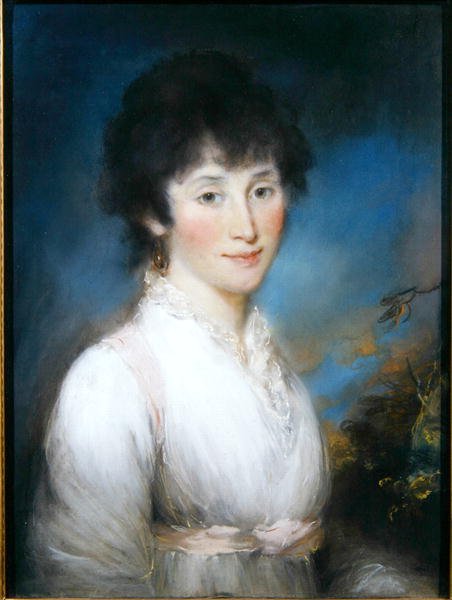 Rebekha Gines (paní Langdon) (pastel) od John Russell