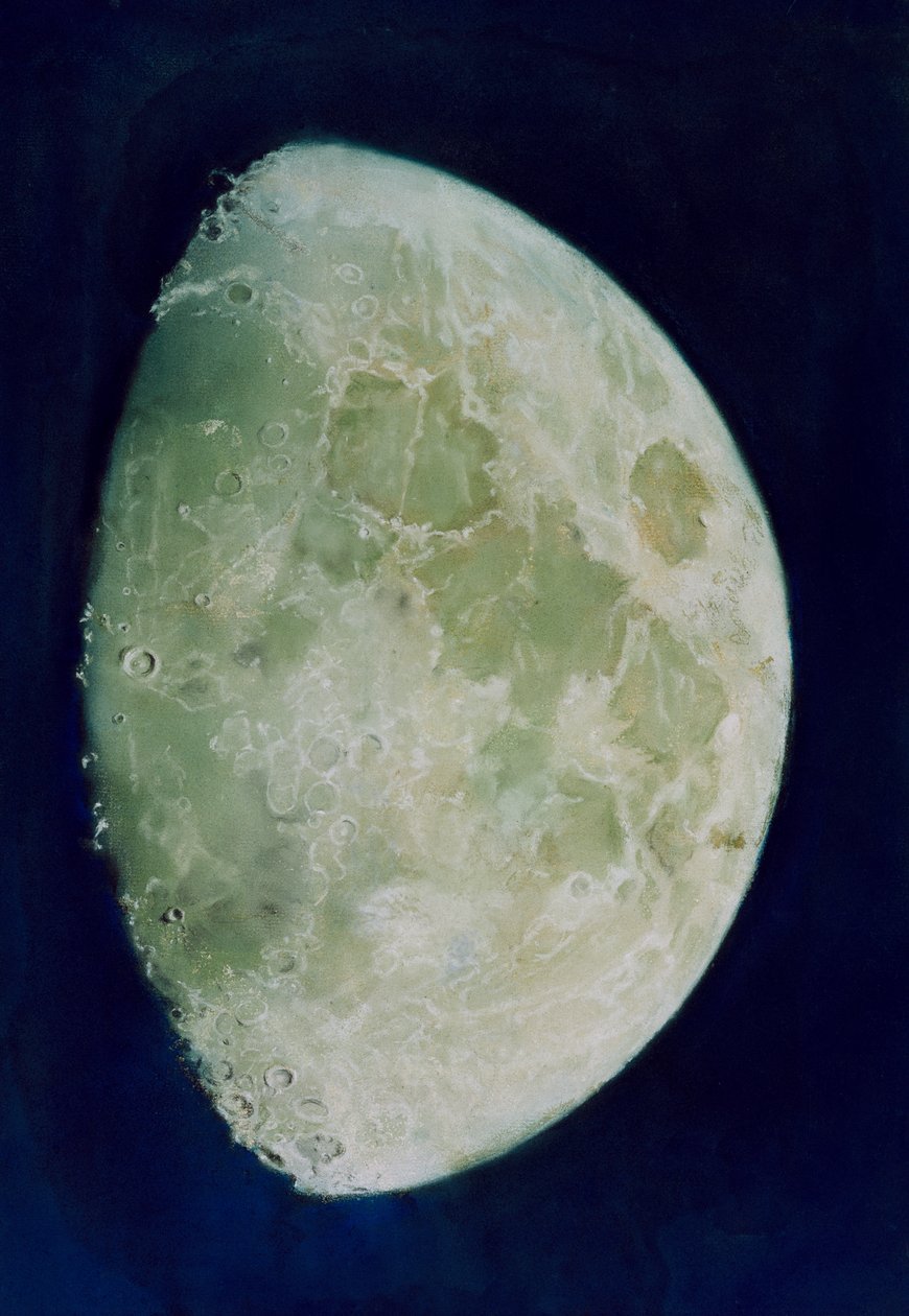 Měsíc, asi 1787 (pastel, papír) od John Russell