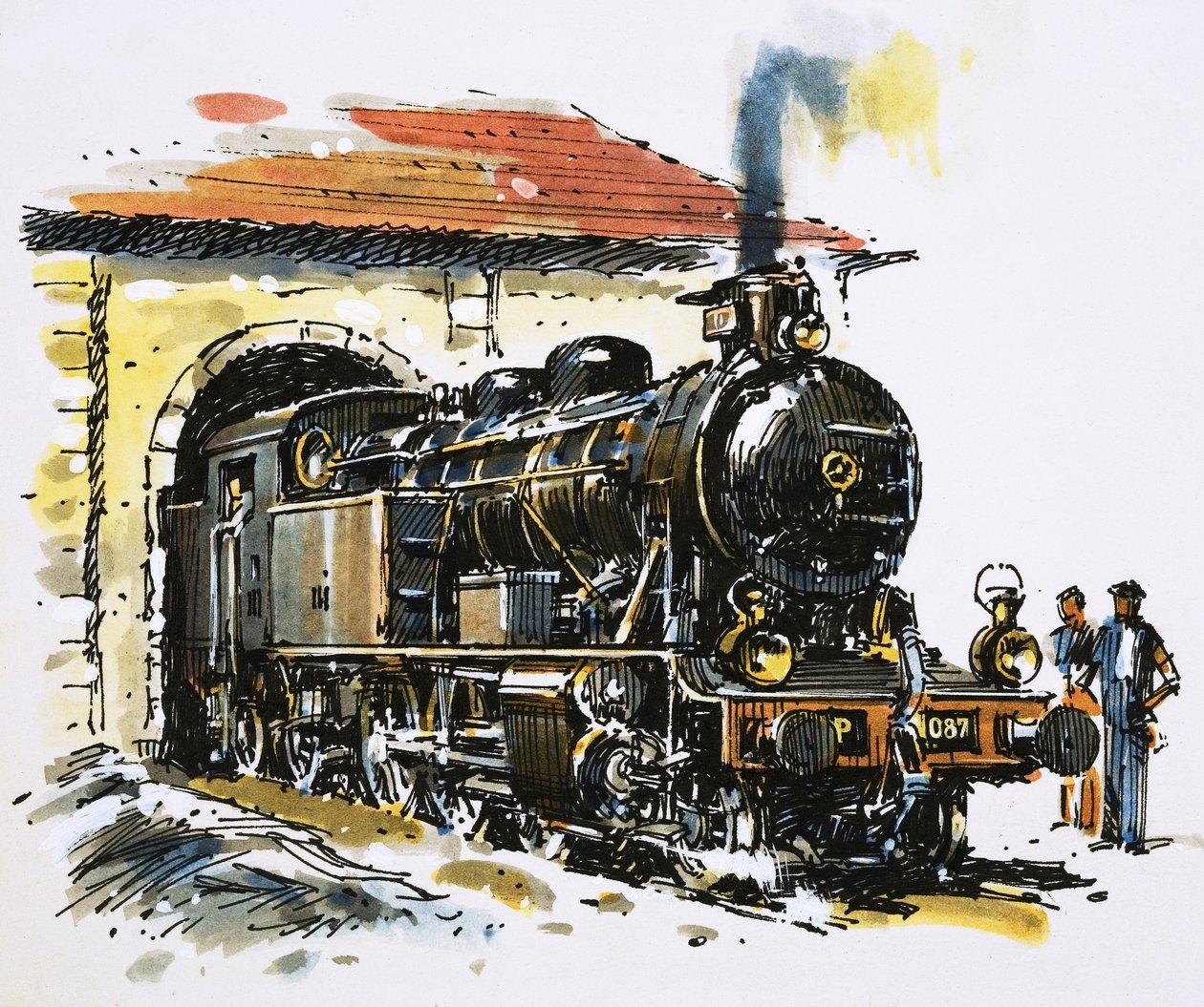Svět rychlosti a síly: Cisternová lokomotiva 2-6-4 Honschel z roku 1929 od John S. Smith