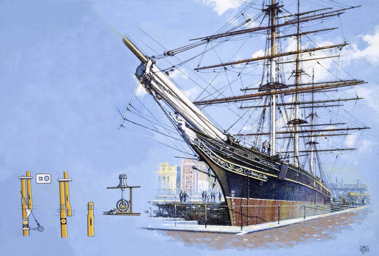 Čajový klipr Cutty Sark od John S. Smith