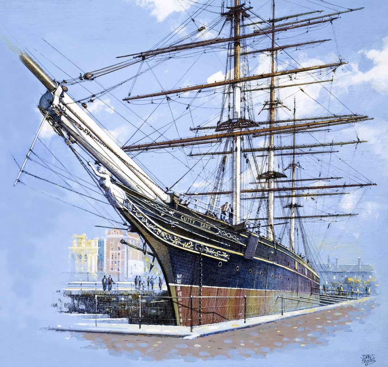 Čajový klipr Cutty Sark od John S. Smith