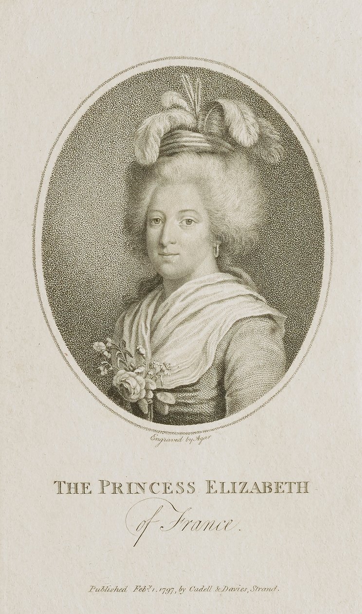 Francouzská princezna Alžběta od John Samuel Agar