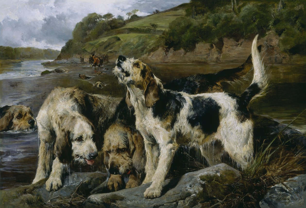 Lov vydry aneb o vůni, 1881 od John Sargent Noble