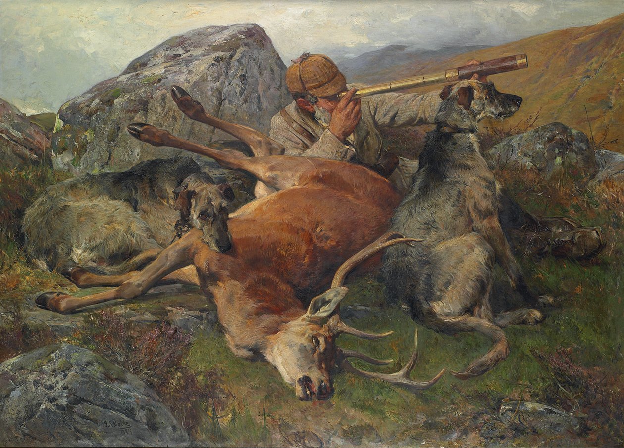 Sledování stalkerů, 1883 od John Sargent Noble