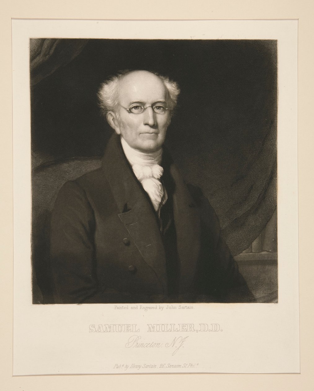 Samuel Miller, D.D. od John Sartain