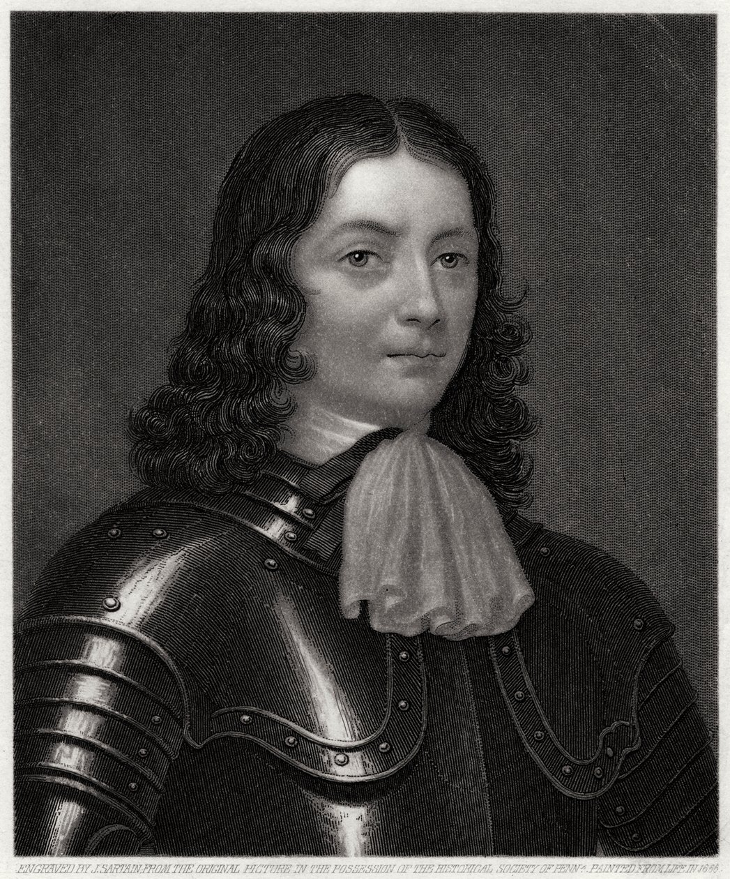 William Penn, po roce 1666, 19. století. od John Sartain