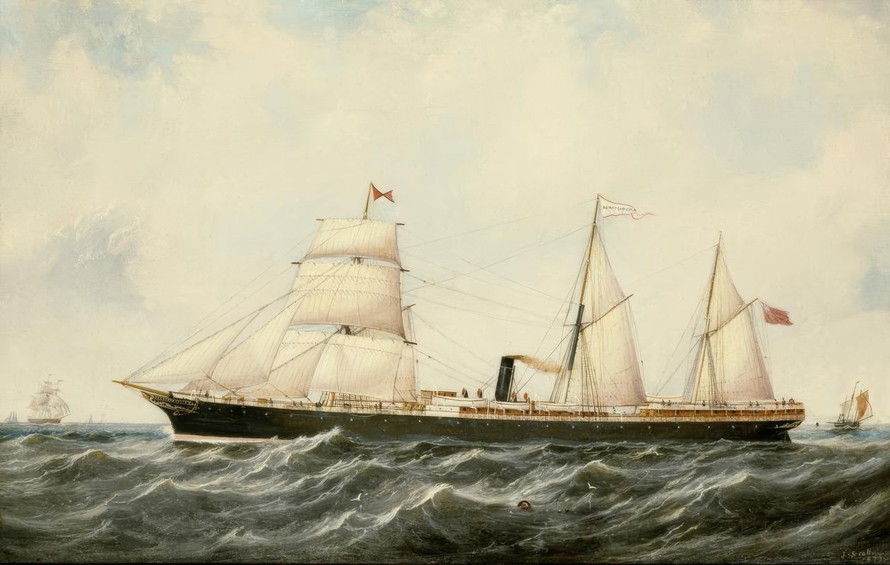 John Scott, Parník Arratoon Apcar / Malované, 1873