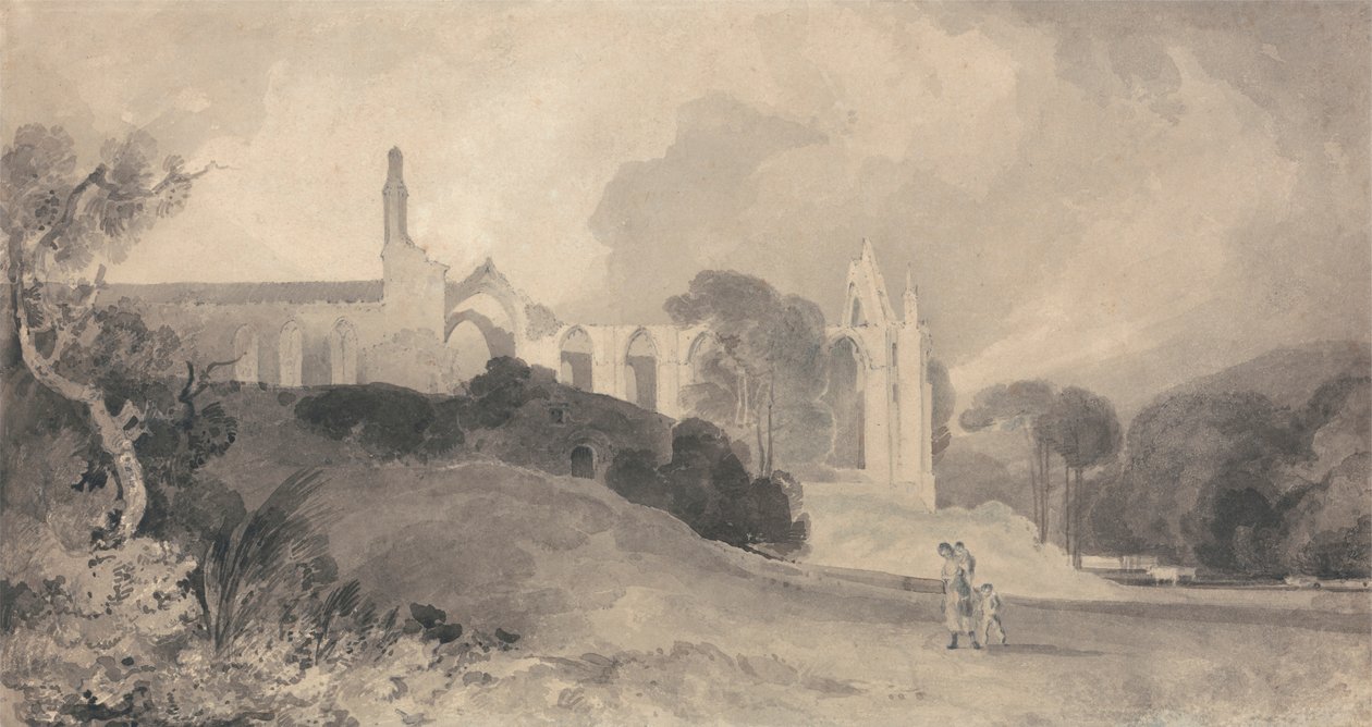 Boltonské převorství, Yorkshire od John Sell Cotman