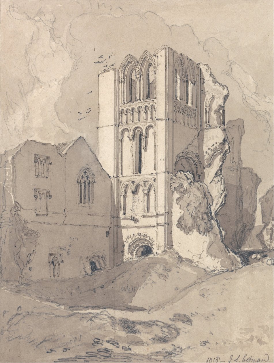 Převorství Castle Acre, Norfolk od John Sell Cotman