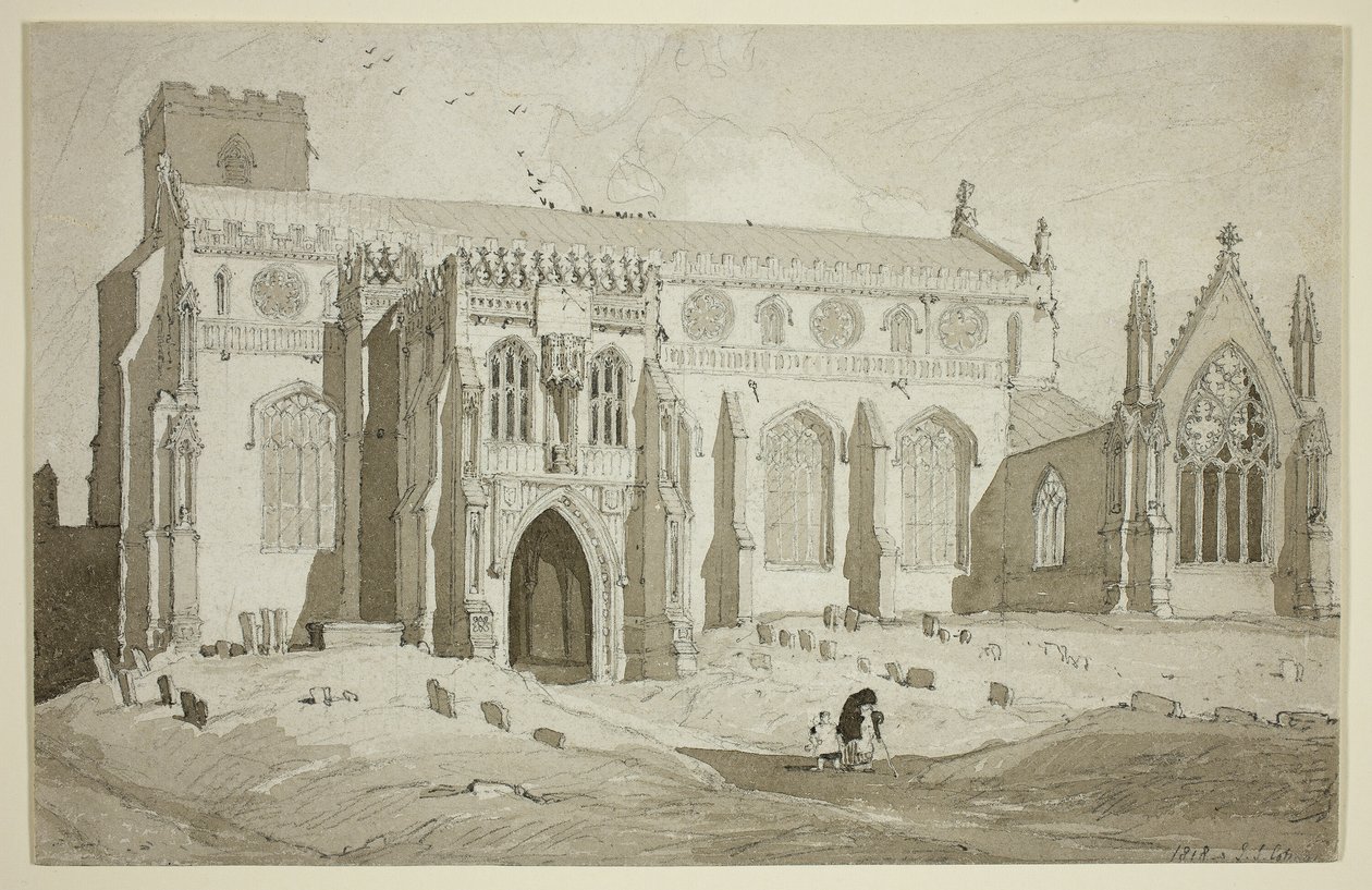 Cley Church, Norfolk od John Sell Cotman