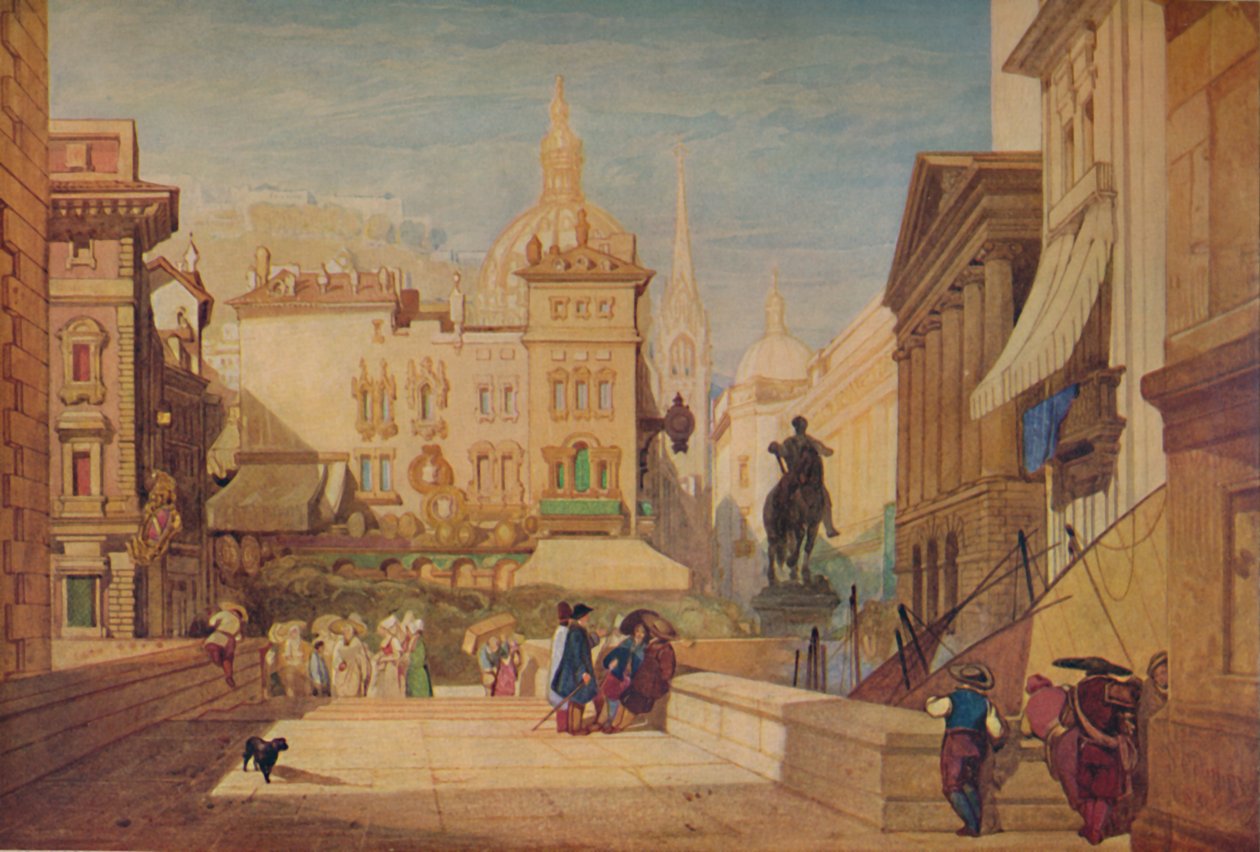 Skladba s názvem Toledo, 1923 od John Sell Cotman