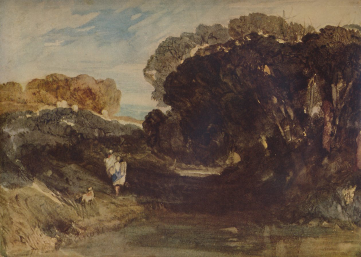 Temné stromy, 1923 od John Sell Cotman