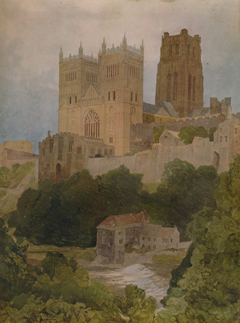 Katedrála v Durhamu, 1923 od John Sell Cotman