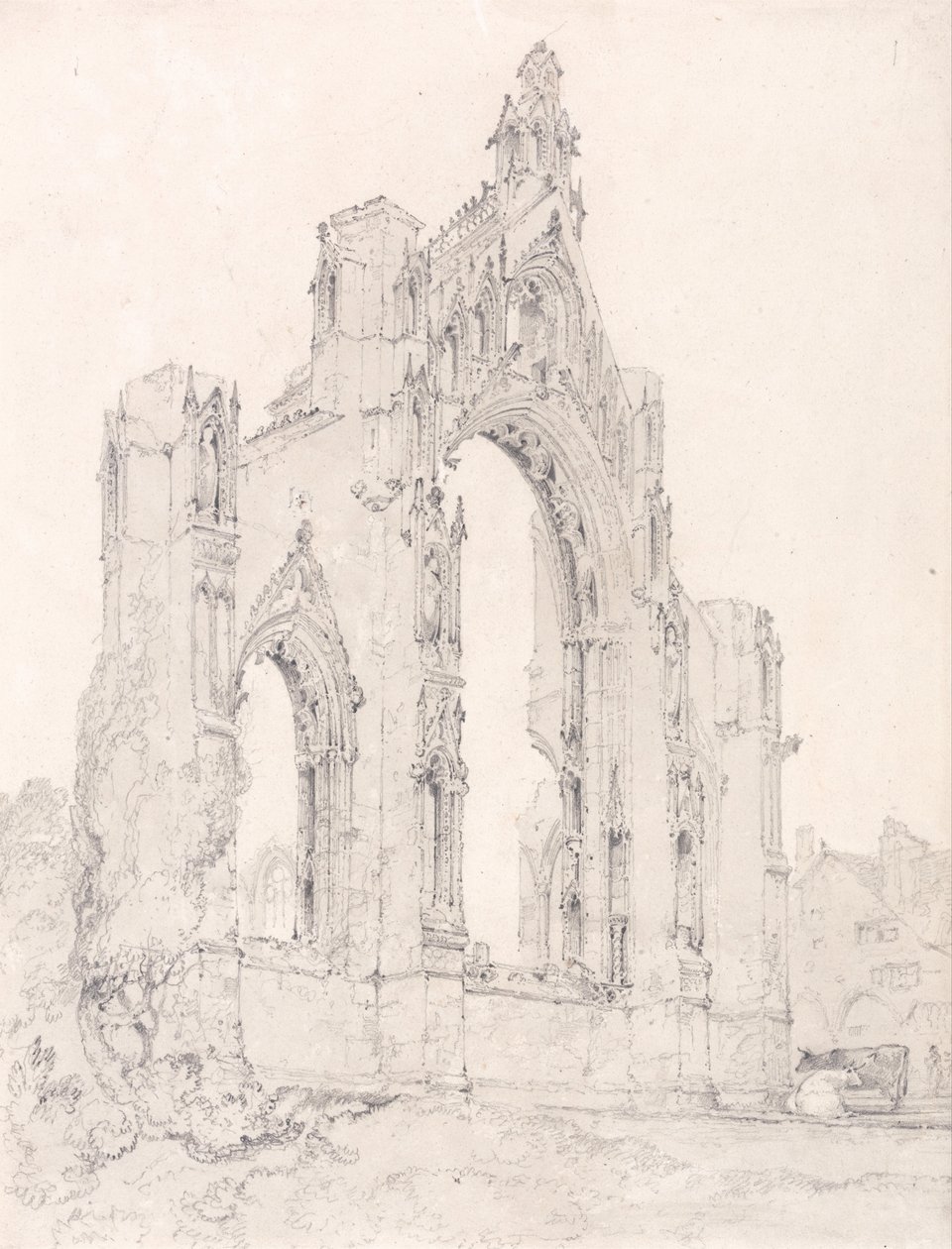 Východní konec kostela v Howdenu, Yorkshire od John Sell Cotman