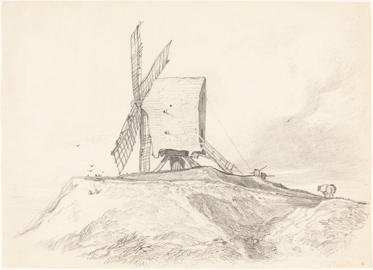 Eye Mill v Suffolku od John Sell Cotman