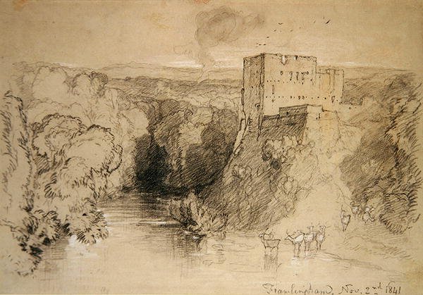Hrad Framlingham od John Sell Cotman