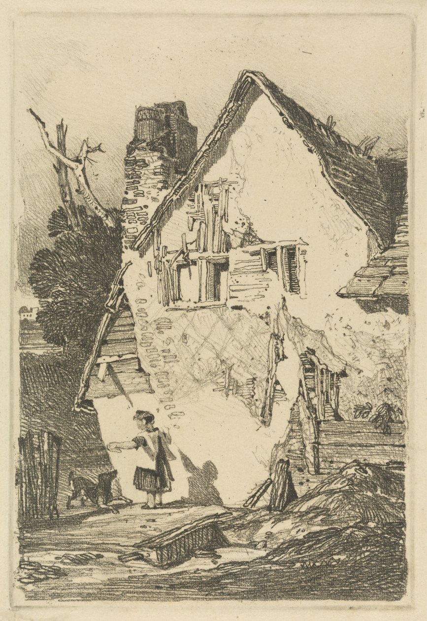 Lakenham, cca 1808 (lept na měkkém podkladu) od John Sell Cotman