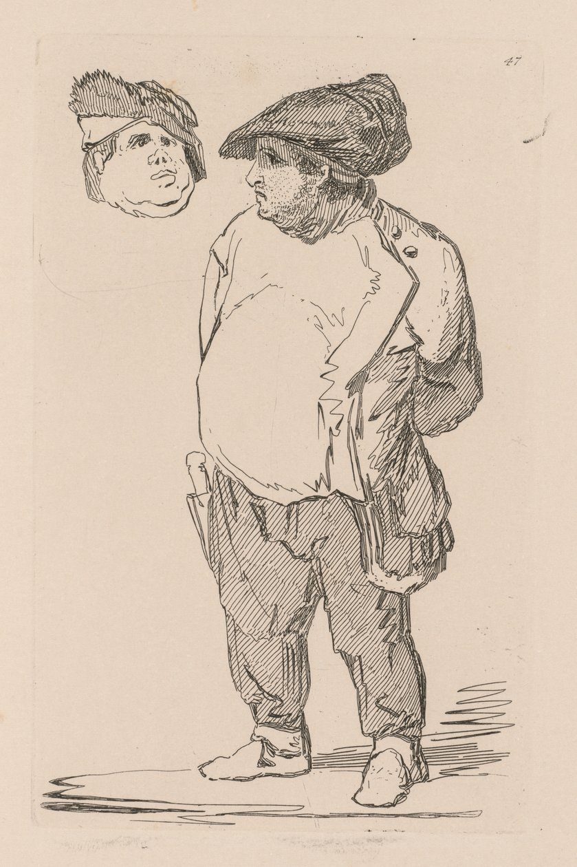 Kniha studií: Plate 47, Studie od John Sell Cotman