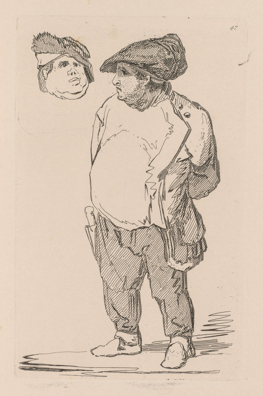 Liber Studiorum: Talíř 47, Studie, 1838. od John Sell Cotman