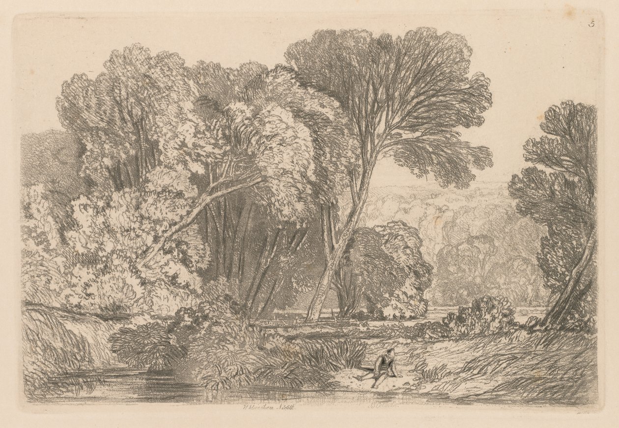 Liber Studiorum: Plate 5, Walsingham, Norfolk, 1838 od John Sell Cotman