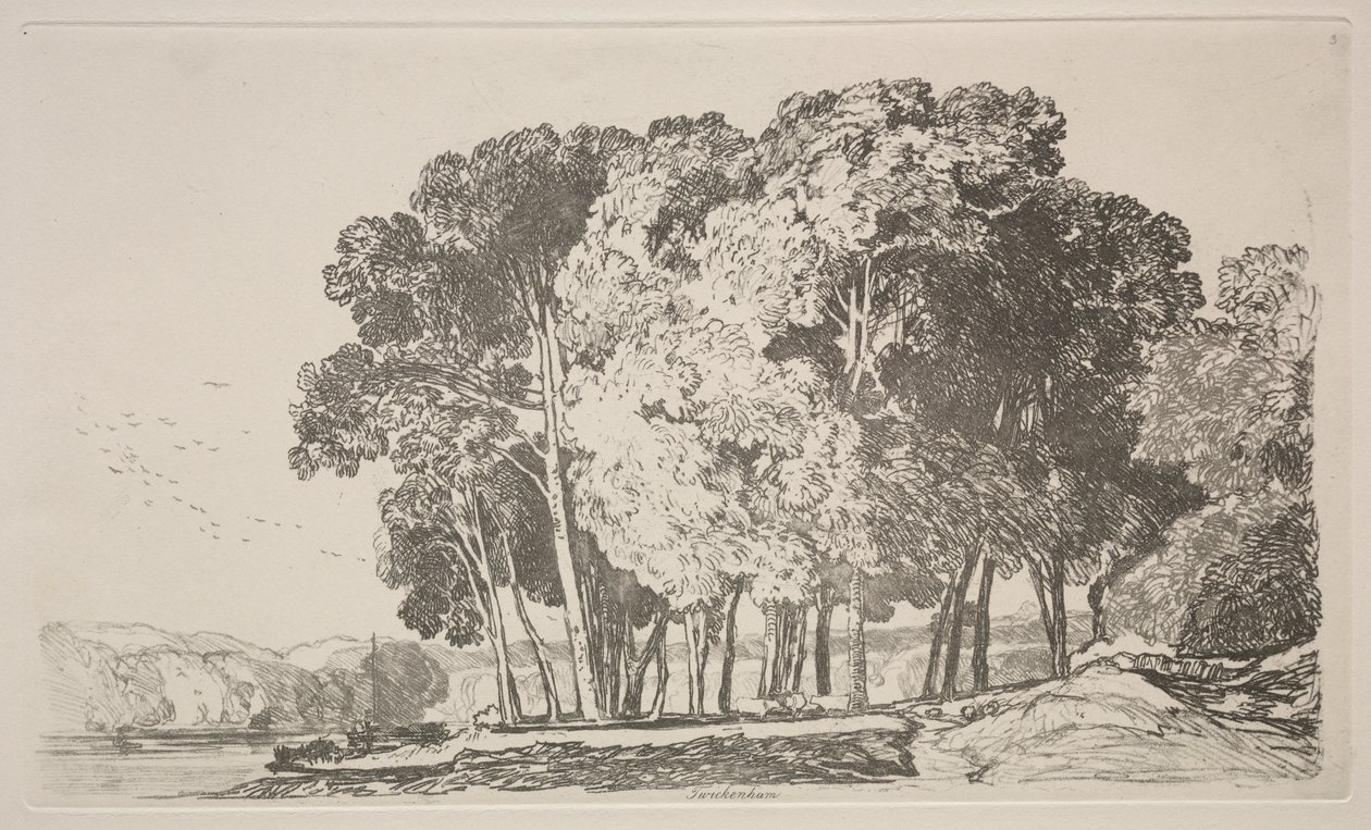 Kniha studií: Twickenham od John Sell Cotman