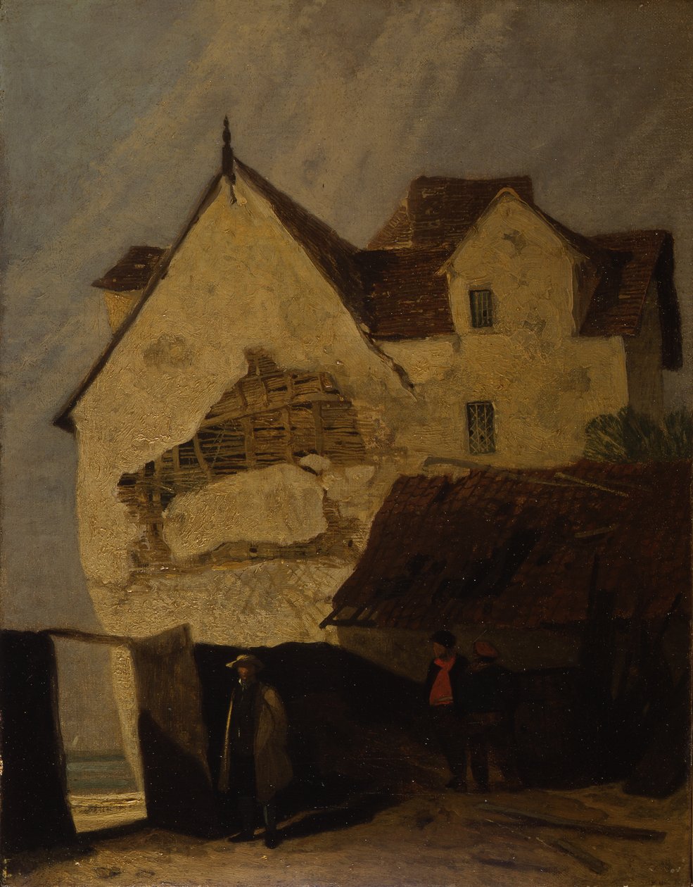 Staré domy v Gorlestonu od John Sell Cotman