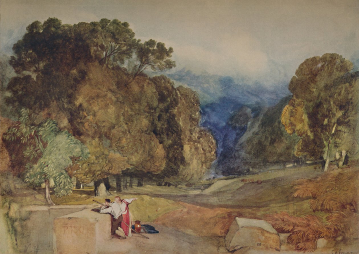 Parková scéna, 1923 od John Sell Cotman