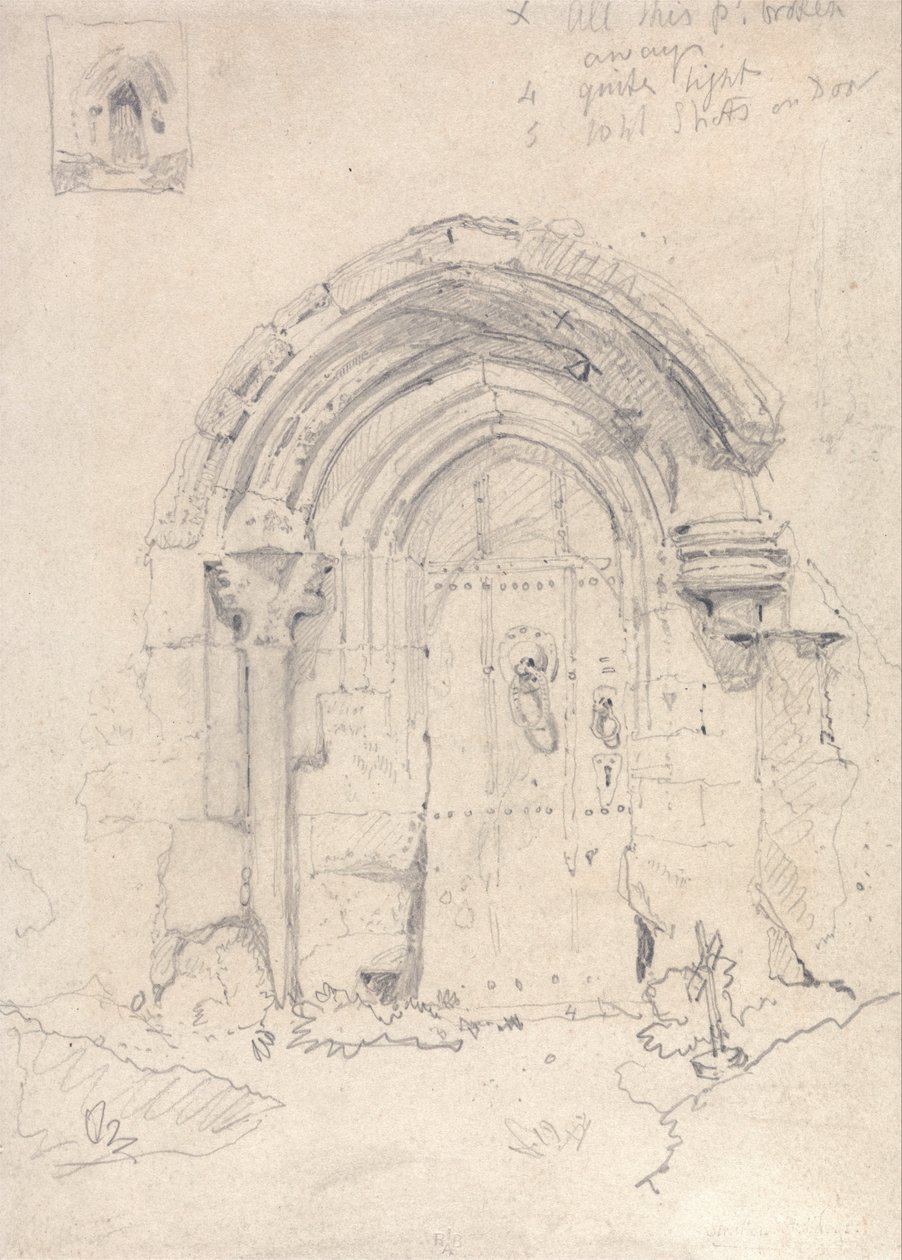 Kruchta kostela Stratton Saint Mary