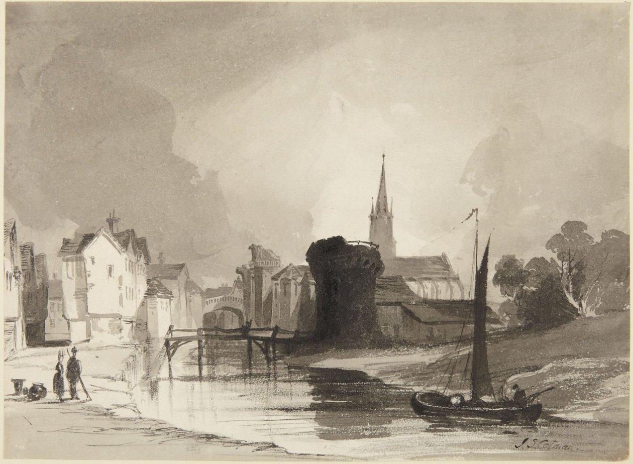 Říční krajina od John Sell Cotman