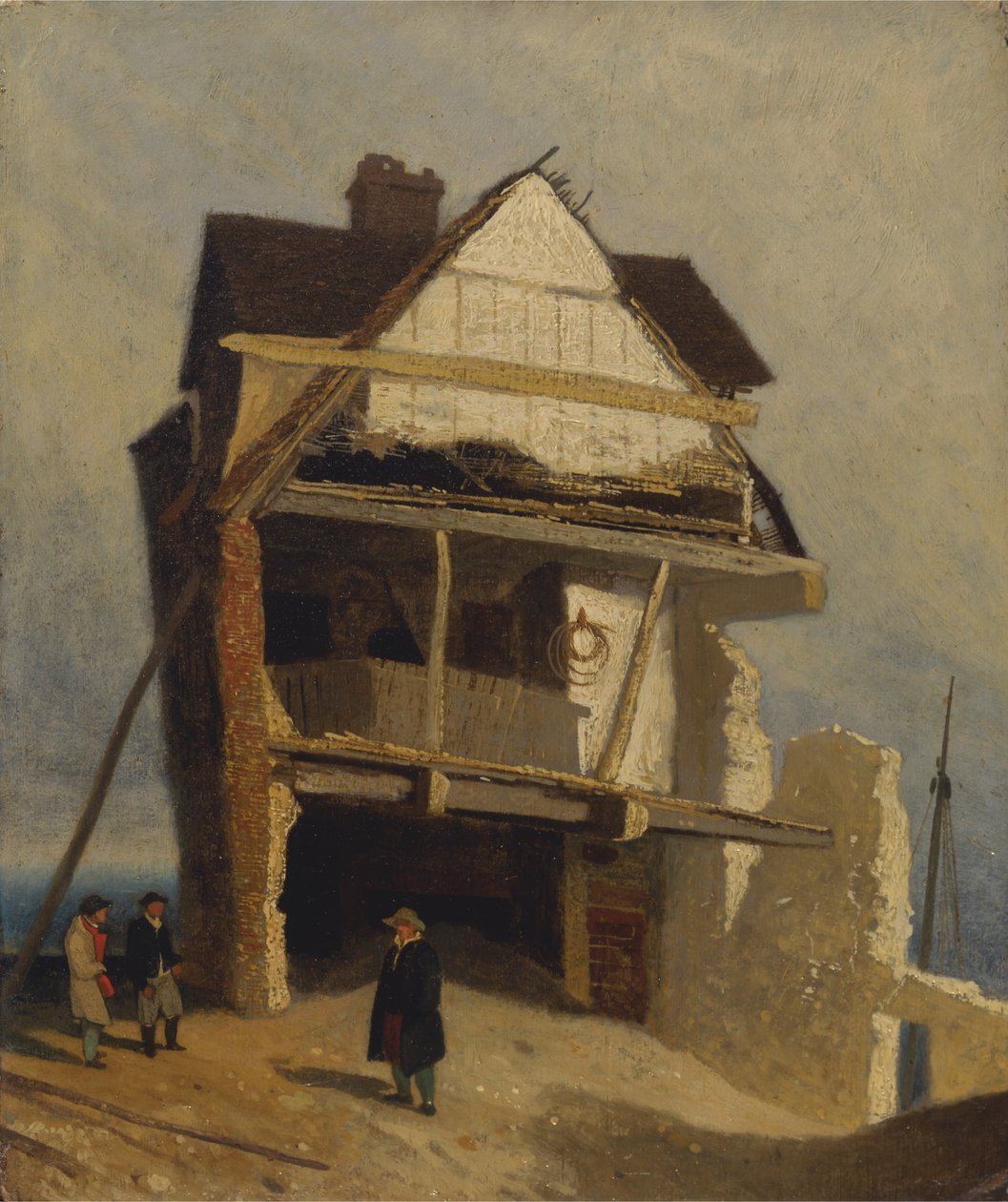 Zničený dům od John Sell Cotman
