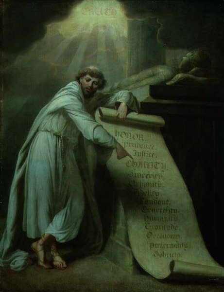 Svatý Jakub z Compostelly (olej na plátně) od John Sell Cotman