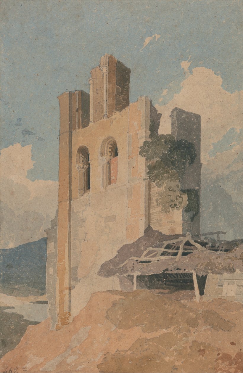 Hrad Sheriff Hutton, Yorkshire od John Sell Cotman
