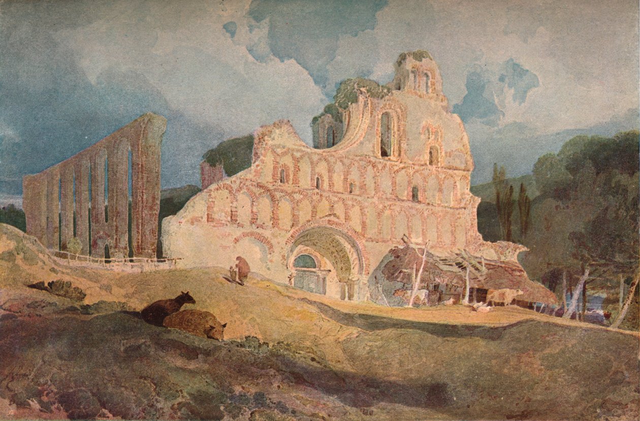 Převorství St. Botolphs, Essex, c1806 od John Sell Cotman
