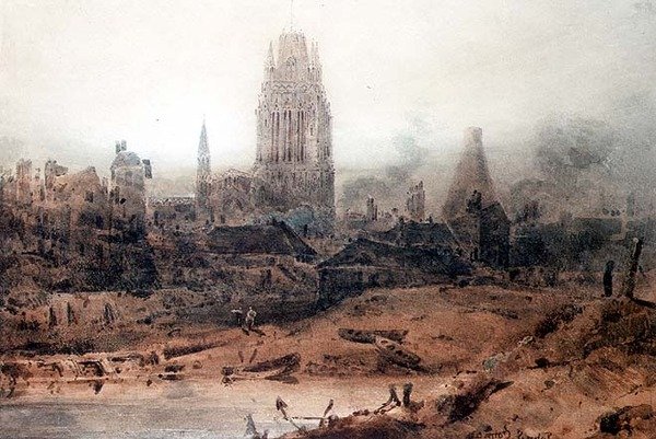 St. Mary Redcliffe, Bristol od John Sell Cotman