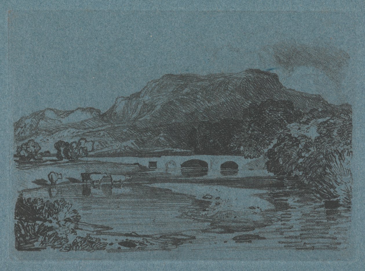 Tan-y-Bwlch, Merionethshire, Severní Wales od John Sell Cotman