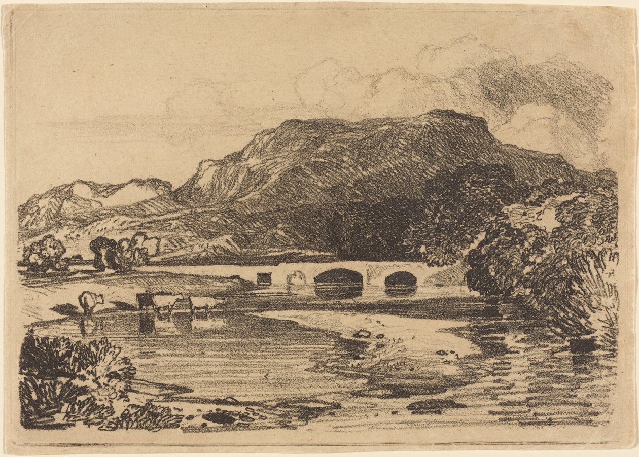 Tan y Bwlch, Severní Wales od John Sell Cotman