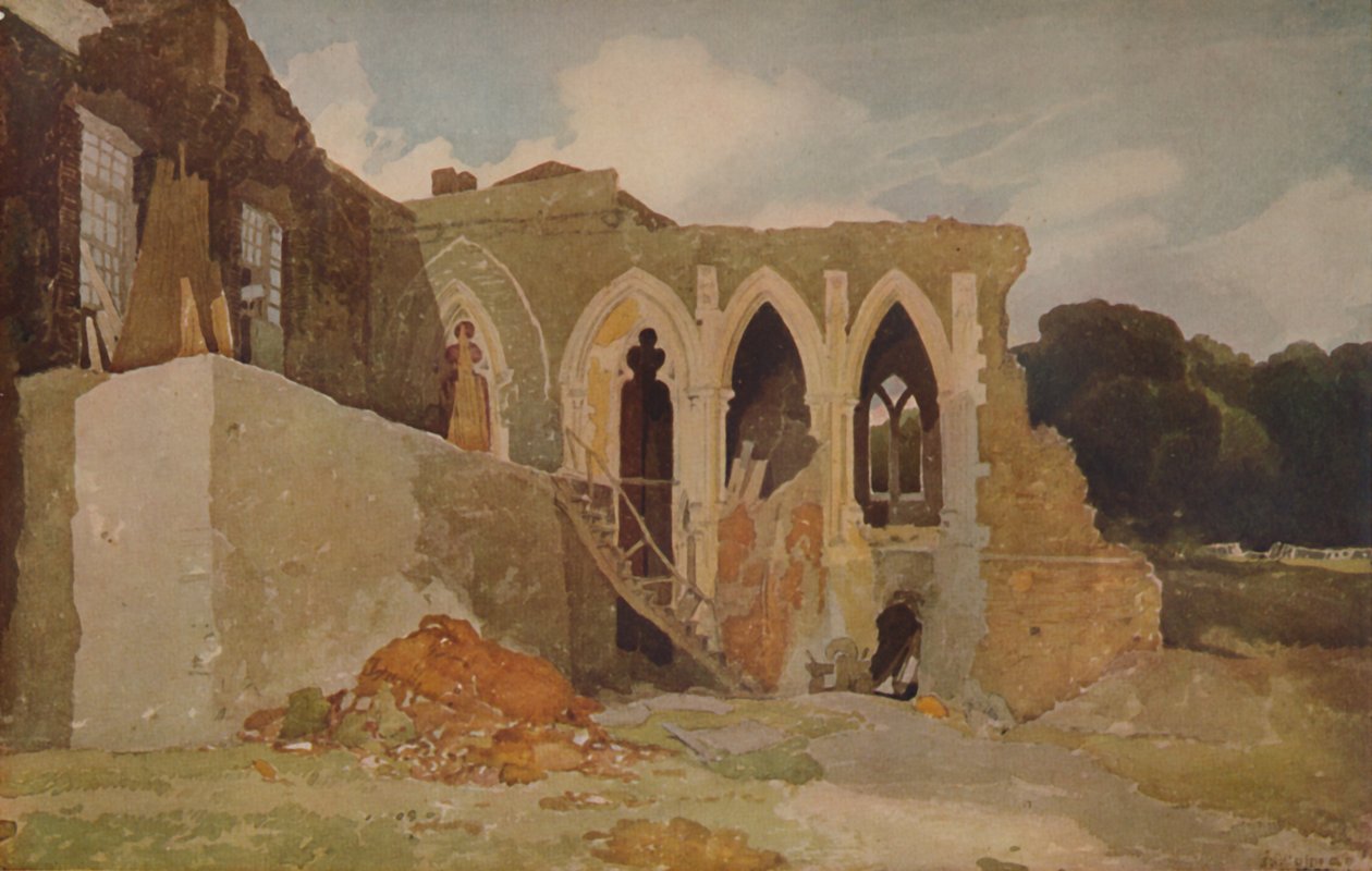 Walsinghamské opatství, 1923 od John Sell Cotman