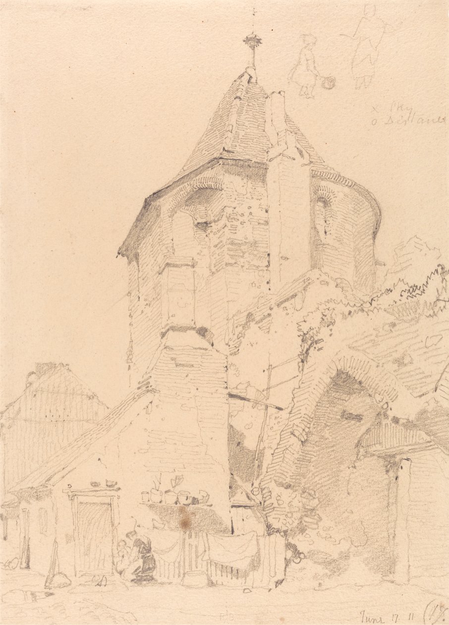 Yarmouth, Severozápadní věž od John Sell Cotman